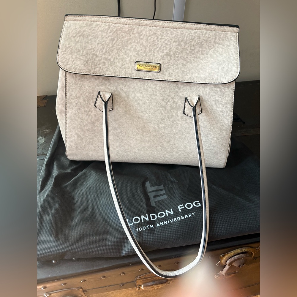 London Fog Beige Shoulder Bag